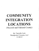 Adapted Games & Community Resources – Therapeutic Concepts LLC